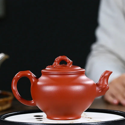 Yixing Handmade Kung-Fu Teaware, Purple Clay Drinkware, Primula Pot Tea Set, Zisha Teapot, Famous Handmade Vermilion, Puer