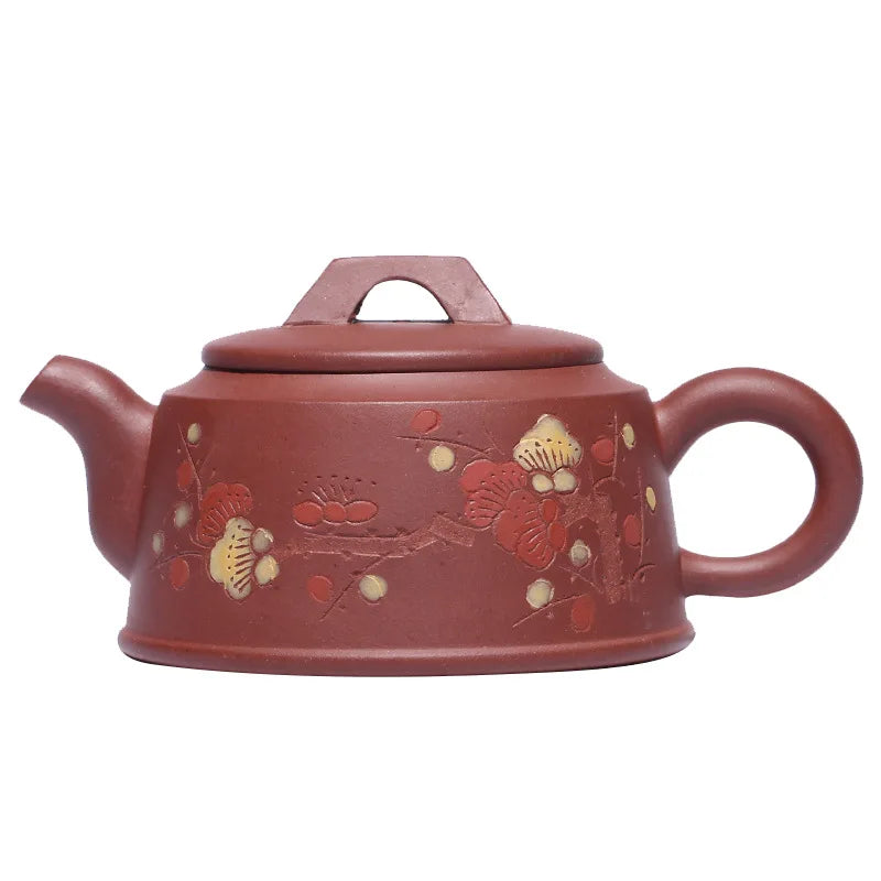 Yixing Handmade Pot, Kung-Fu Teaware, Purple Clay Drinkware for Puer Green Black Chinese Tea Meihua Dezhong