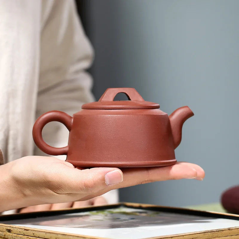 Yixing Handmade Pot, Kung-Fu Teaware, Purple Clay Drinkware for Puer Green Black Chinese Tea Meihua Dezhong