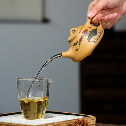 Yixing Handmade Pot, Kung-Fu Teaware, Purple Clay Drinkware for Puer Green and Black Chinese Tea, Zisha, Free Shipping