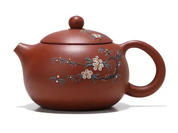 Yixing-Handmade Purple Clay Pot, Kong Fu Teapot, Old Purple Clay, Xi Shi Household Set, Zisha Drinkware Green