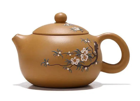 Yixing-Handmade Purple Clay Pot, Kong Fu Teapot, Old Purple Clay, Xi Shi Household Set, Zisha Drinkware Green