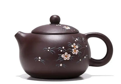 Yixing-Handmade Purple Clay Pot, Kong Fu Teapot, Old Purple Clay, Xi Shi Household Set, Zisha Drinkware Green