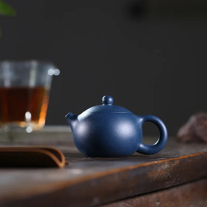 Yixing Handmade Purple Clay Teapots 100ml Ball Shaped Infuser Xishi Tea Pot Beauty Kettle Customized Zisha Set Authentic Gift