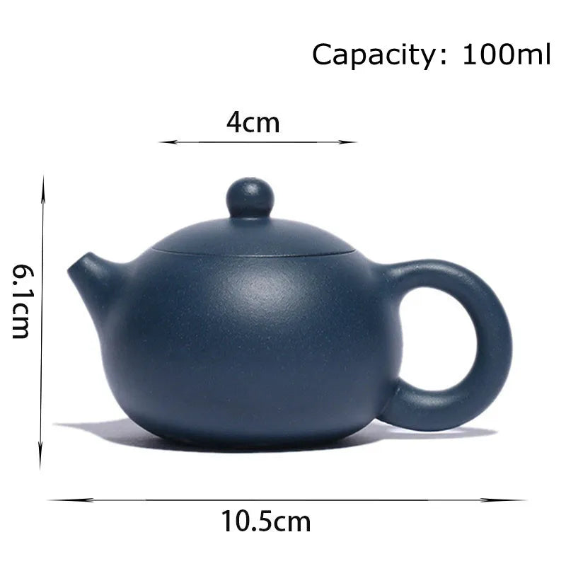 Yixing Handmade Purple Clay Teapots 100ml Ball Shaped Infuser Xishi Tea Pot Beauty Kettle Customized Zisha Set Authentic Gift