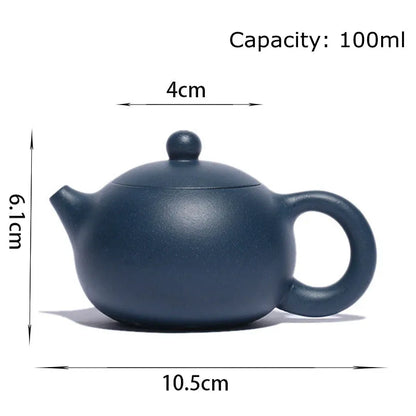 Yixing Handmade Purple Clay Teapots 100ml Ball Shaped Infuser Xishi Tea Pot Beauty Kettle Customized Zisha Set Authentic Gift