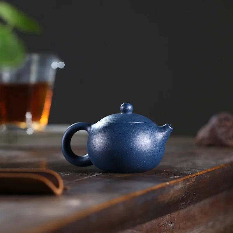 Yixing Handmade Purple Clay Teapots 100ml Ball Shaped Infuser Xishi Tea Pot Beauty Kettle Customized Zisha Set Authentic Gift