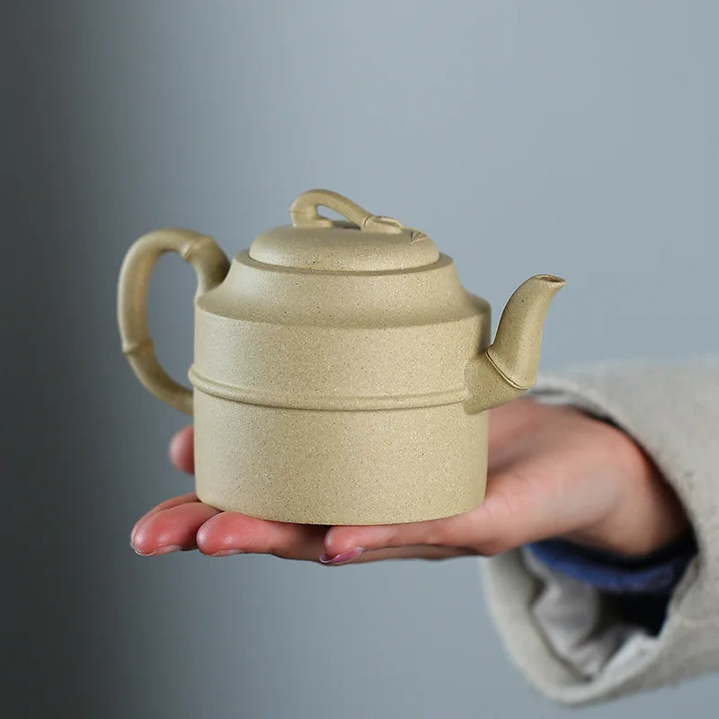 Yixing Handmade Teapot for Kung-Fu Teaware, Purple Clay Drinkware, Original Ore Benshan Green Clay, Zisha Teapot,