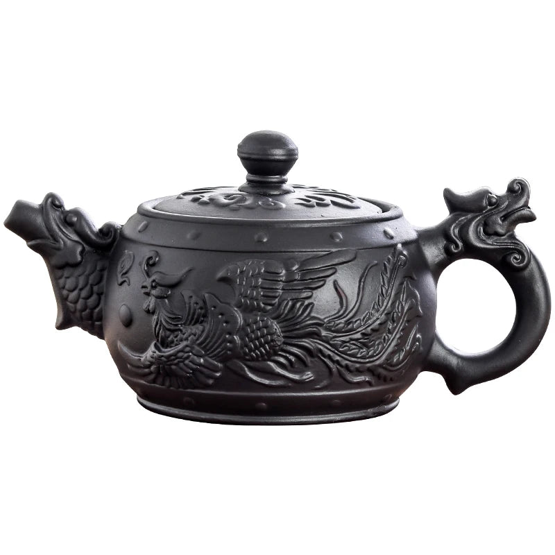 Yixing-Large Capacity Purple Sand Pot, Hand Made, Large Capacity, Chinese Clay Teapot, Tea Cup, Household Ceramic Kettle