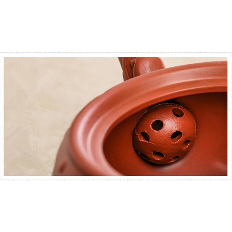 Yixing-Large Capacity Purple Sand Pot, Hand Made, Large Capacity, Chinese Clay Teapot, Tea Cup, Household Ceramic Kettle