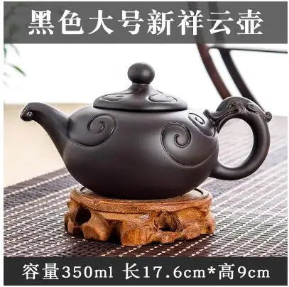 Yixing-Large Capacity Purple Sand Pot, Hand Made, Large Capacity, Chinese Clay Teapot, Tea Cup, Household Ceramic Kettle