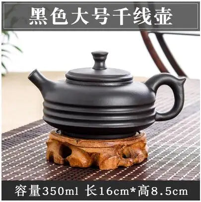 Yixing-Large Capacity Purple Sand Pot, Hand Made, Large Capacity, Chinese Clay Teapot, Tea Cup, Household Ceramic Kettle