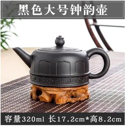 Yixing-Large Capacity Purple Sand Pot, Hand Made, Large Capacity, Chinese Clay Teapot, Tea Cup, Household Ceramic Kettle