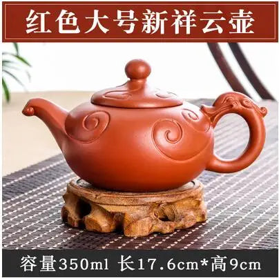 Yixing-Large Capacity Purple Sand Pot, Hand Made, Large Capacity, Chinese Clay Teapot, Tea Cup, Household Ceramic Kettle