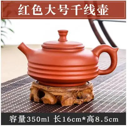 Yixing-Large Capacity Purple Sand Pot, Hand Made, Large Capacity, Chinese Clay Teapot, Tea Cup, Household Ceramic Kettle