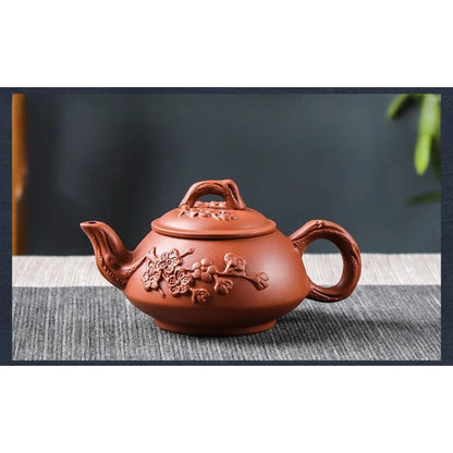 Yixing Large Purple Clay Pot Large Capacity Kungfu Teapot Household Handmade Filter Red Clay Pot Teacup Tea Set Teapots Samovar