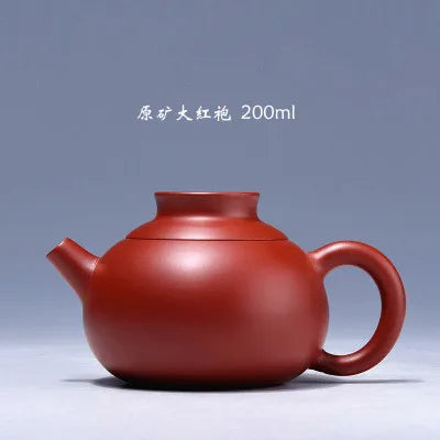 Yixing Original Mine Genuine Hand-made Zisha Teapot Ball Hole Zhu Mu Dahongpao Kung Fu Black Tea Pot Teaware Free Shipping