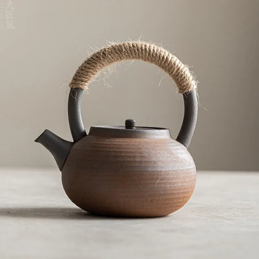 Yixing-Portable Teapot for Stovetop, Vintage Tea Pots, Clay Kettle, Infuser Oolong Tea, Ceramic Kettle, Kongfu