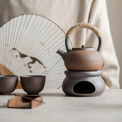 Yixing-Portable Teapot for Stovetop, Vintage Tea Pots, Clay Kettle, Infuser Oolong Tea, Ceramic Kettle, Kongfu