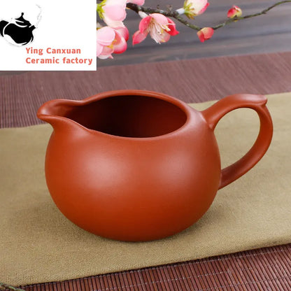 Yixing Purple Clay Fair Cup Cha Hai Master Teacup Handmade Tea set Accessories Household Drinkware Large capacity 340ml