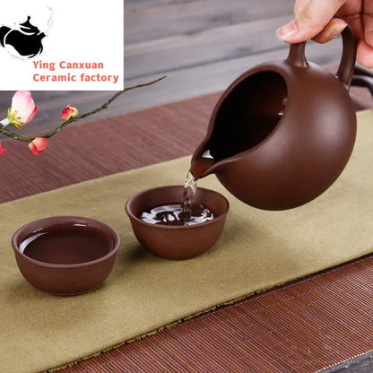 Yixing Purple Clay Fair Cup Cha Hai Master Teacup Handmade Tea set Accessories Household Drinkware Large capacity 340ml