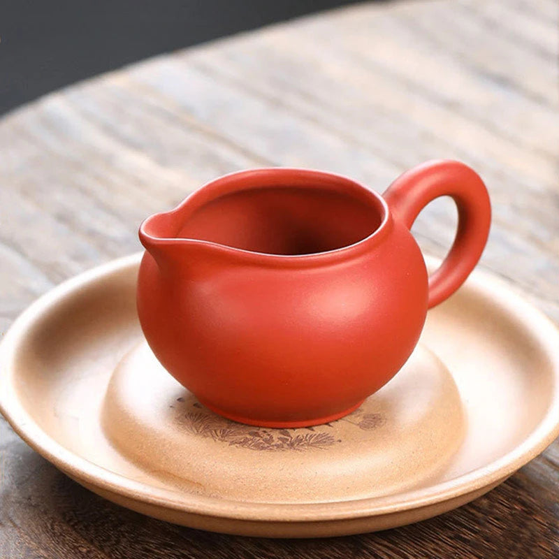 Yixing Purple Clay Fair Cup Tea Set Accessories Raw Ore Five-color Tea Separator Handmade Anti-hot Teacup Chinese Tea Infuser