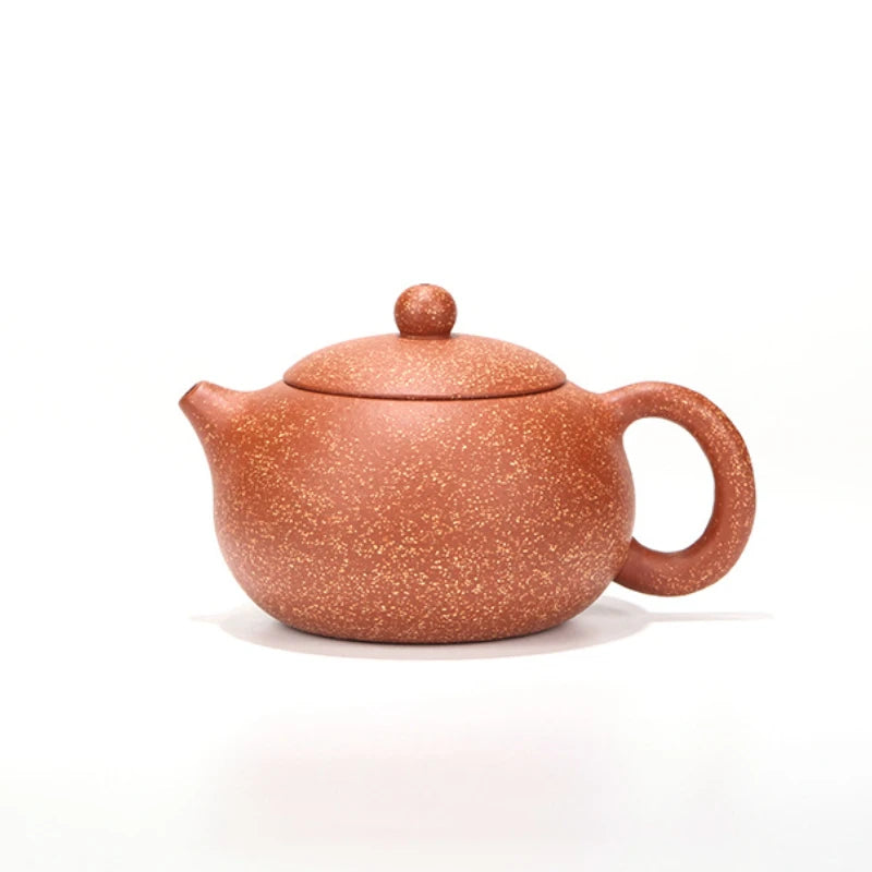 Yixing Purple Clay Pot Hand-painted Dragon Blood Sand Tea Pot Xishi Pot Tea Set and Coffee Teapot and Cup Set Heated Kettle Puer