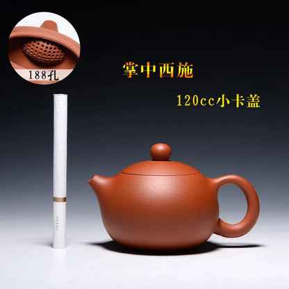 Yixing Purple Clay Pot Handmade Red 3 Cups 120ml Mini Small Capacity 188 Kong Xi Shi Kung-fu Tea Drinkware Teaware Oulong Green