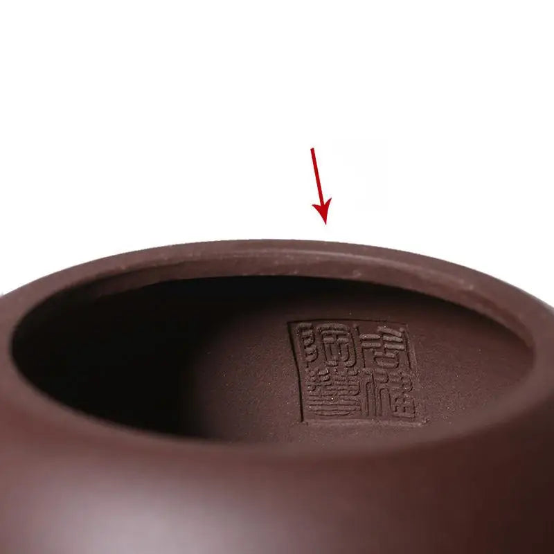 Yixing Purple Clay Pot Handmade Xishi Pot Ball Hole Kong Fu Tea Set Household Teapot Drinkware Teaware For Drink Tea Green