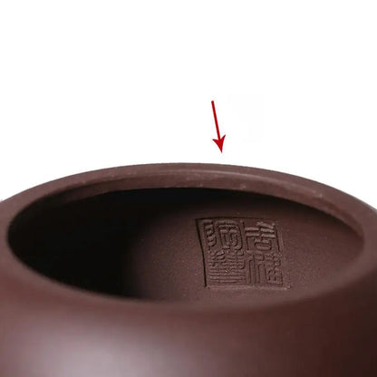 Yixing Purple Clay Pot Handmade Xishi Pot Ball Hole Kong Fu Tea Set Household Teapot Drinkware Teaware For Drink Tea Green