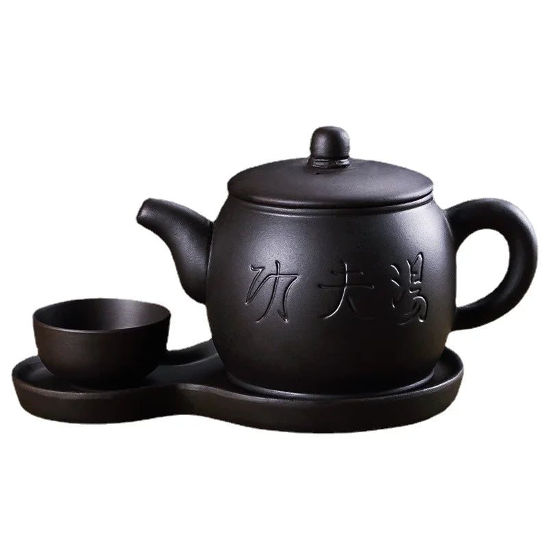 Yixing Purple Clay Pot, Kung Fu Soup, Restaurant, Hotel Tea House, Large Capacity, 450 ml, 350ml