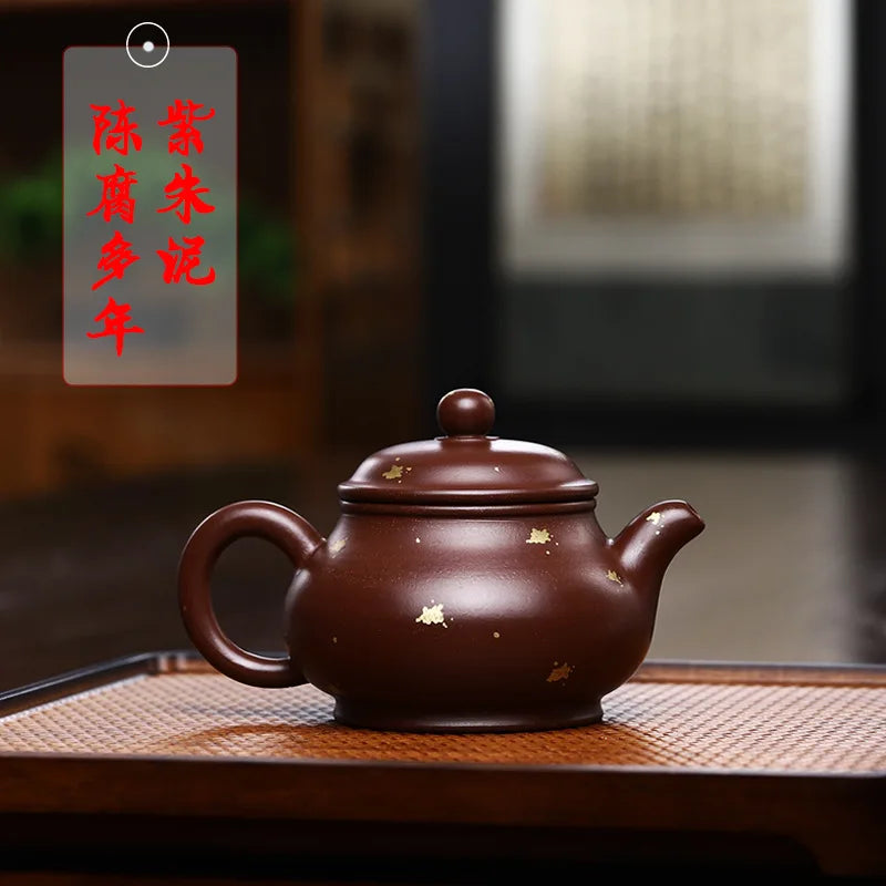Yixing Purple Clay Pot Raw Mine Dahongpao Fair Pot Kung Fu Tea Set Teapot 210ml