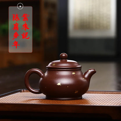 Yixing Purple Clay Pot Raw Mine Dahongpao Fair Pot Kung Fu Tea Set Teapot 210ml