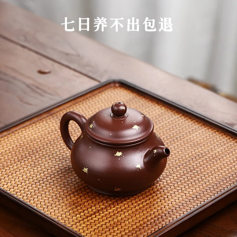 Yixing Purple Clay Pot Raw Mine Dahongpao Fair Pot Kung Fu Tea Set Teapot 210ml