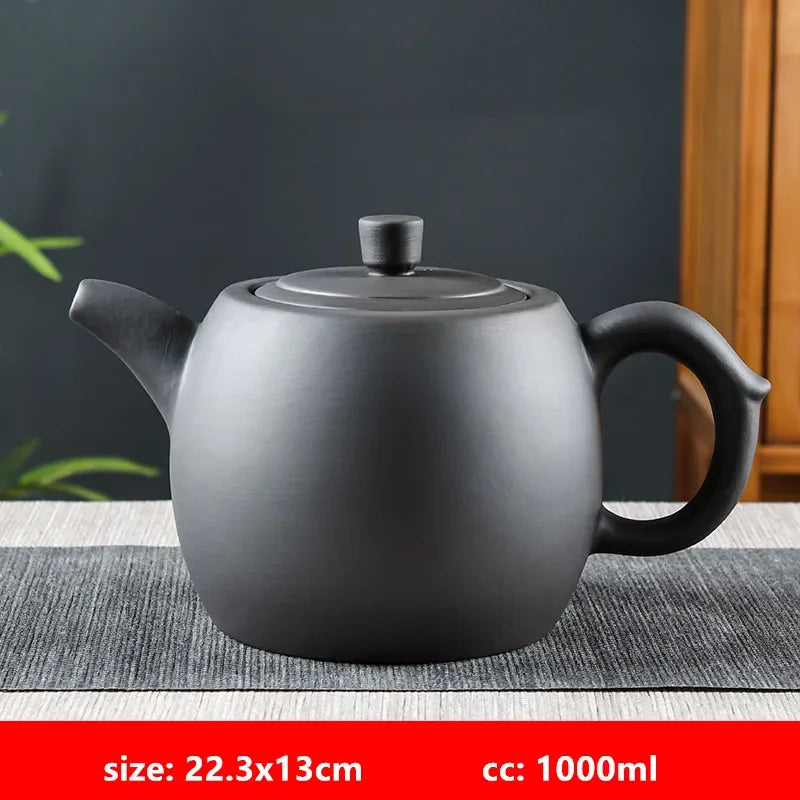 Yixing Purple Clay Tea Pot Chinese Large Capacity Teapot Tradition Beauty Tea Infuser Retro Tea Set Household Drinkware 1000ml