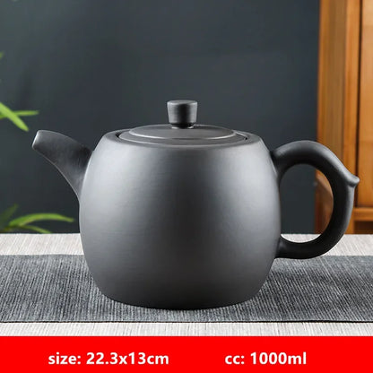 Yixing Purple Clay Tea Pot Chinese Large Capacity Teapot Tradition Beauty Tea Infuser Retro Tea Set Household Drinkware 1000ml