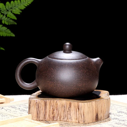 Yixing Purple Clay Teapot Chinese Famous Handmade 200ml Xishi Tea Pot Authentic Zisha Tea Set Kung Fu Teaware Kettle