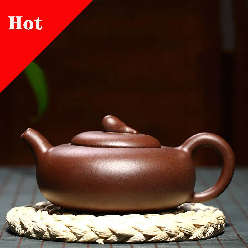 Yixing Purple Clay Teapot Chinese Handmade Kung Fu Zisha Tet Set Teaware 260ml Free Shipping