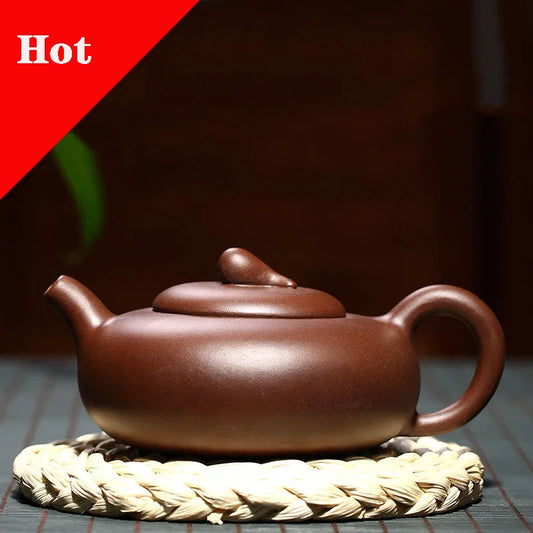 Yixing Purple Clay Teapot Chinese Handmade Kung Fu Zisha Tet Set Teaware 260ml Free Shipping