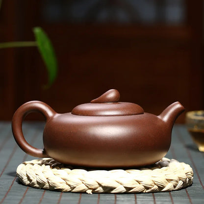 Yixing Purple Clay Teapot Chinese Handmade Kung Fu Zisha Tet Set Teaware 260ml Free Shipping