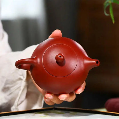 Yixing Purple Clay Teapot Handmade Ball Hole Filter Ore Dahongpao Zisha Tea Set Chinese Kettle Gift High Quality