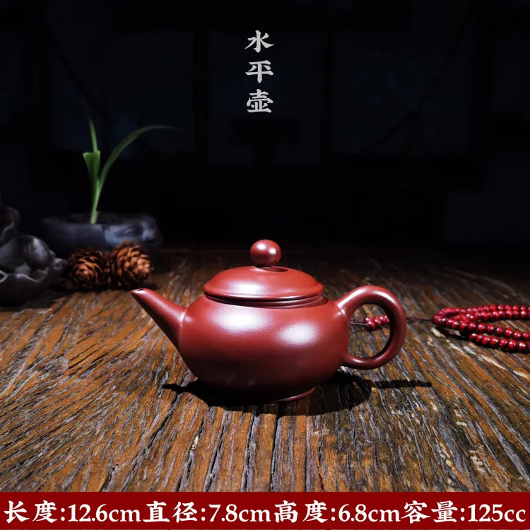 Yixing Purple Clay Teapot Handmade Ball Hole Filter Ore Dahongpao retro Zisha Tea Set Chinese Kettle Gift High Quality 150ml