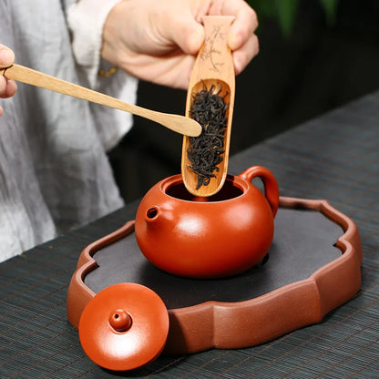 Yixing Purple Clay Teapot Master Hand Carved Peony Xishi Tea Pot Filter Kettle Chinese Authentic Zisha Tea Set 150ml Puer Teapot