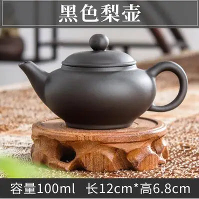 Yixing-Purple Clay Teapot, Small Capacity, Plum Blossom Teapot, Small Ball Hole Filter, Household Kungfu Tea Set