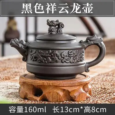 Yixing-Purple Clay Teapot, Small Capacity, Plum Blossom Teapot, Small Ball Hole Filter, Household Kungfu Tea Set