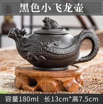 Yixing-Purple Clay Teapot, Small Capacity, Plum Blossom Teapot, Small Ball Hole Filter, Household Kungfu Tea Set