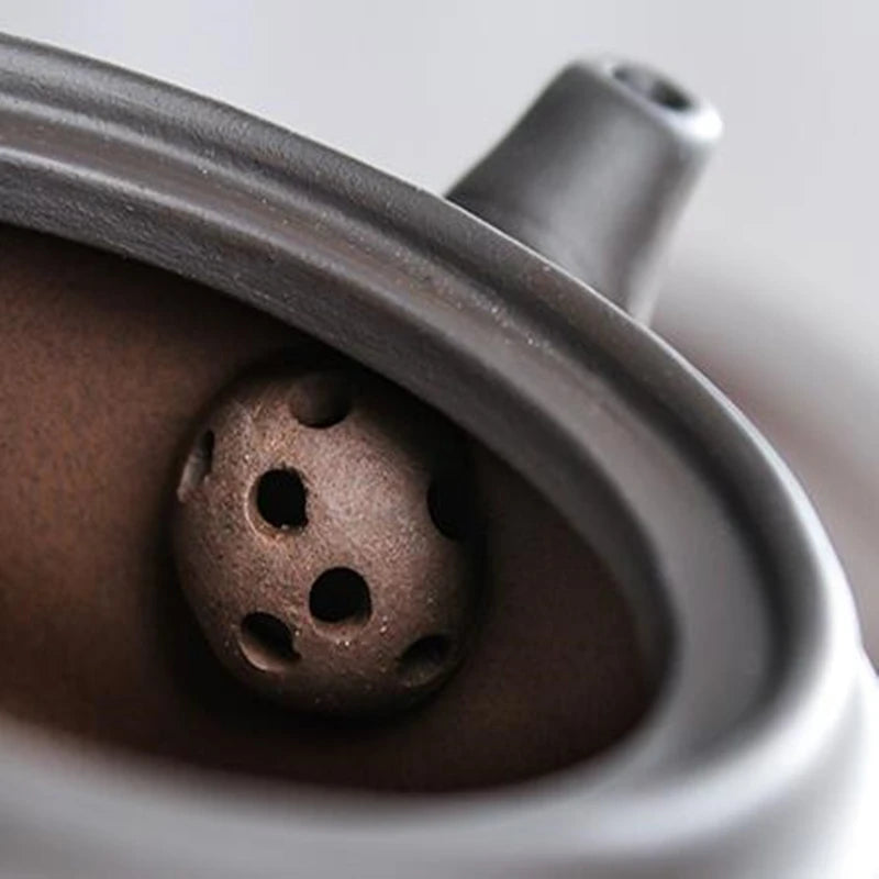 Yixing-Purple Clay Teapot, Small Capacity, Plum Blossom Teapot, Small Ball Hole Filter, Household Kungfu Tea Set