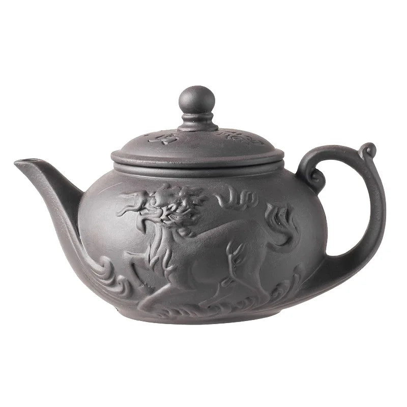 Yixing Purple Clay Teapots Handmade Tea Pot 380ml Authentic Tea Ceremony Chinese Kettle Zisha Teaware Accessories Drinkware Gift