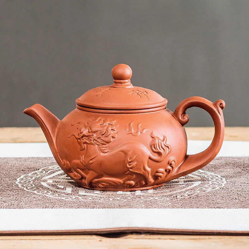 Yixing Purple Clay Teapots Handmade Tea Pot 380ml Authentic Tea Ceremony Chinese Kettle Zisha Teaware Accessories Drinkware Gift