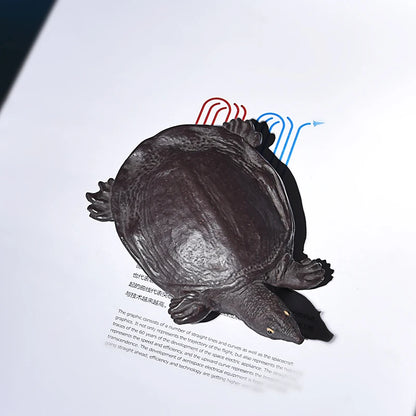 Yixing Purple Sand Boutique Turtle Tea Ornaments Supportable Purple Sand Soft-Shelled Turtle Rich Nail, Rich Nail, Lucky Accesso